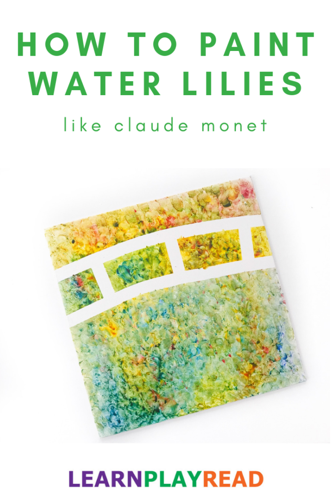 Toddlers Paint Water Lilies with Claude Monet