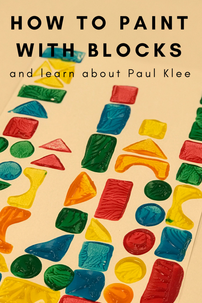 how to paint with blocks and learn about paul klee