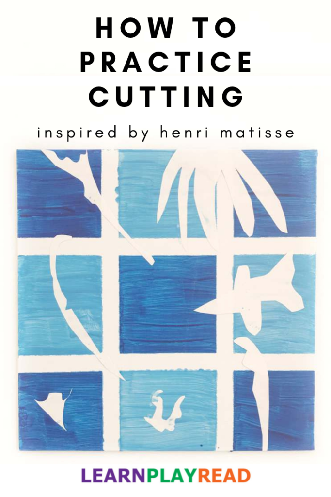 Henri Matisse Shapes Collage: Cutting with Toddlers and Preschoolers