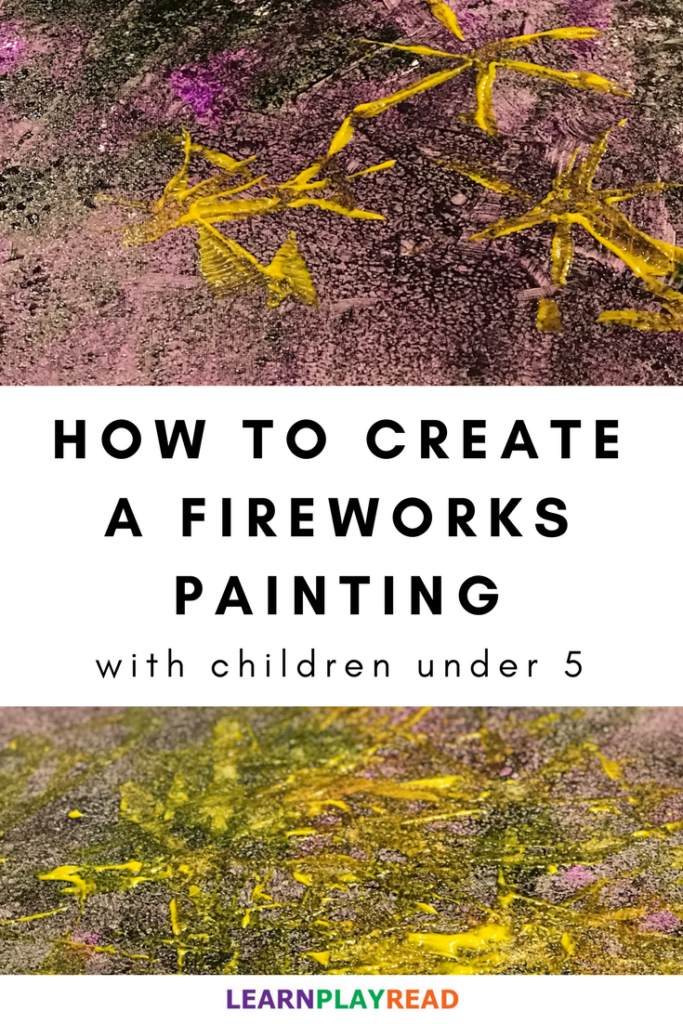 Fireworks Painting Inspired by James Abbott McNeill Whistler