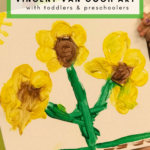 How To Create Vincent Van Gogh Art with toddlers and preschoolers
