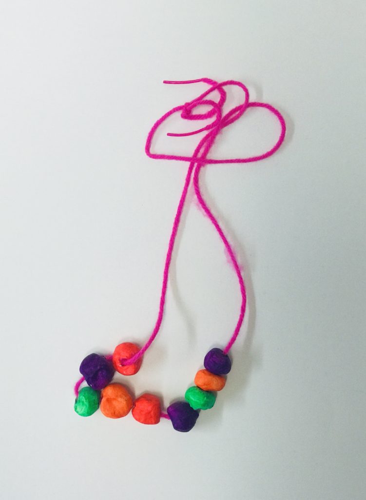 How to Make Clay Beaded Necklaces with Toddlers and Preschoolers