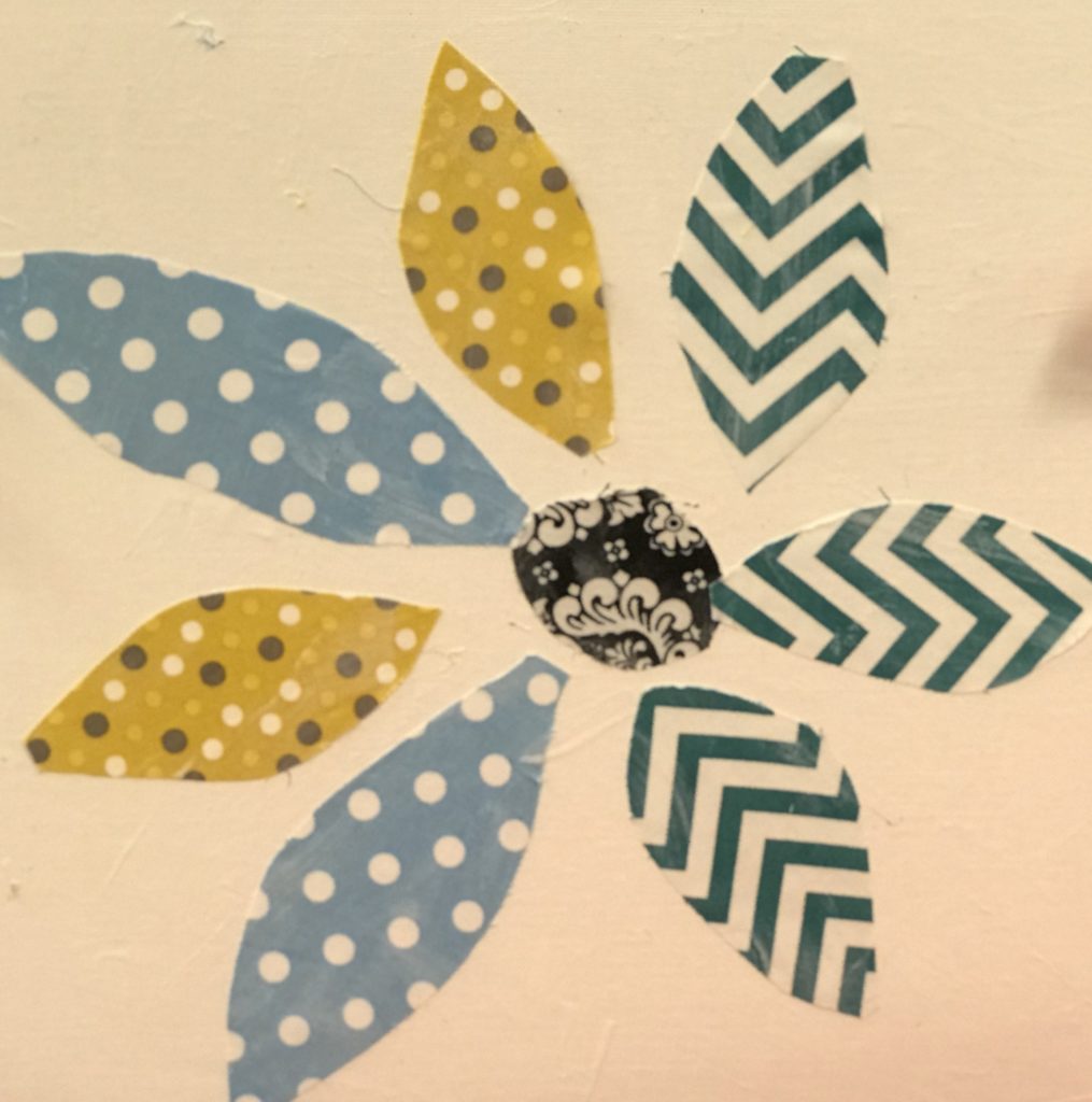 How to Make Fabric Flower Collages With Toddlers and Preschoolers: All you need is glue, fabric, and a sponge brush. That's it! This process art activity is perfect for practicing those fine motor skills. 