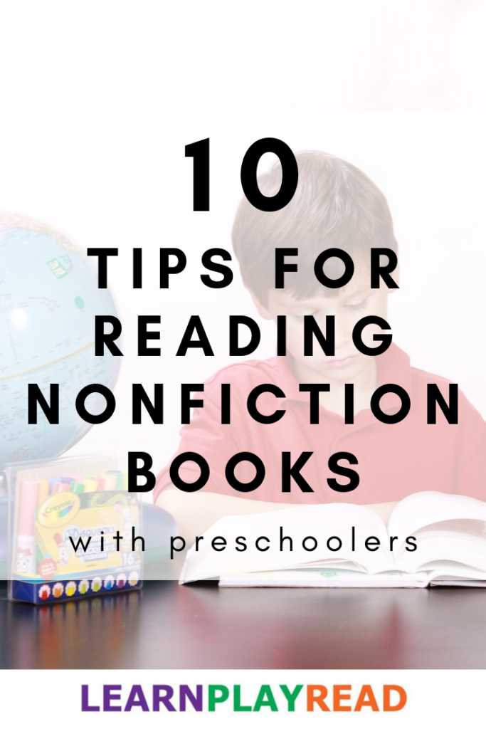 10 tips for reading nonfiction books with preschoolers