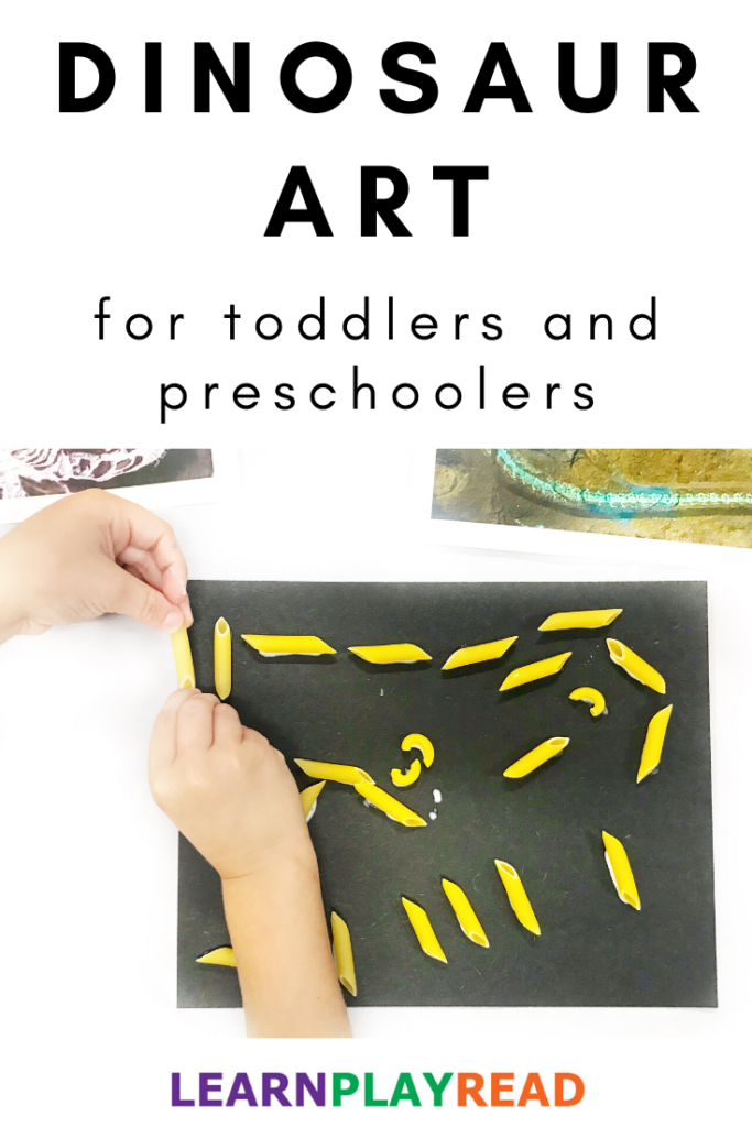 Dinosaur Fossil Art Activities for Toddlers and Preschoolers