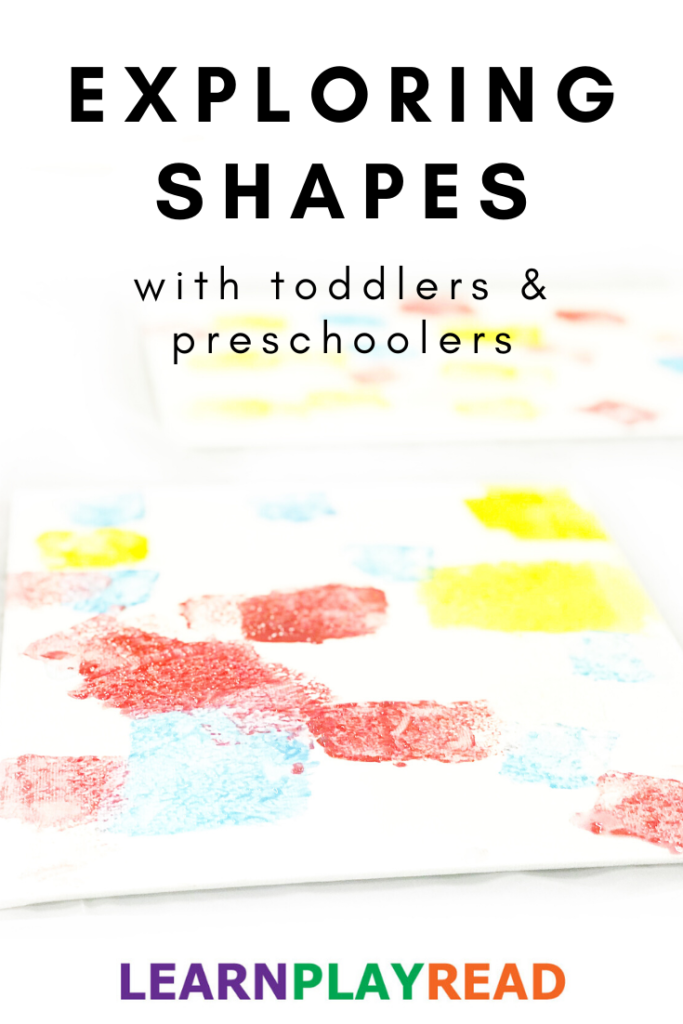 Exploring Shapes through Process Art with Toddlers and Preschoolers