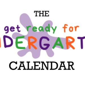 The Get Ready for Kindergarten calendar