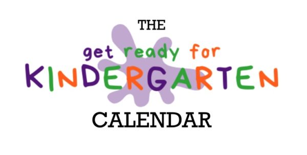 The Get Ready for Kindergarten calendar
