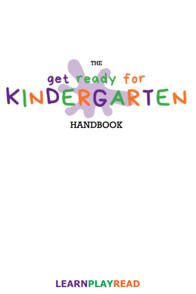 get ready for kindergarten handbook